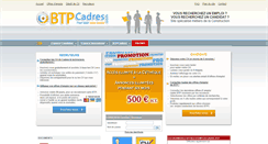 Desktop Screenshot of btpcadres.com
